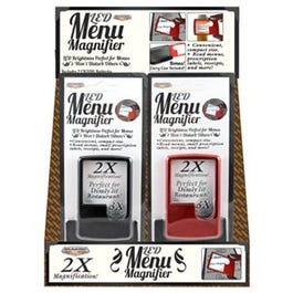 LED Menu Magnifier With Carry Case