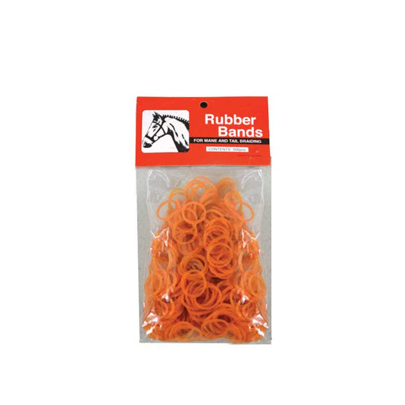 Partrade Rubber Braid Bands- 500 Pack (Brown)
