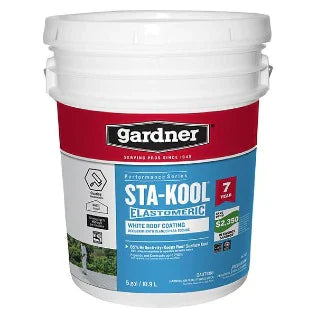 Gardner® Sta-Kool®, Elastomeric White Roof Coating (5 Gal.)