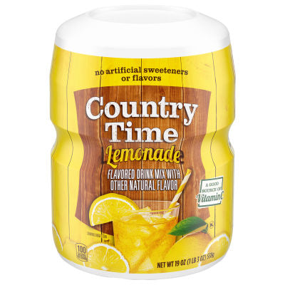 Country Time Lemonade Drink Mix, 19 oz Canister (19 oz)