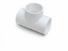 Genova PVC Pressure Pipe Fitting Tee (1/2 in, White)